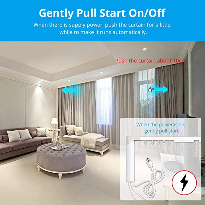 Smart Curtain Track, Pre Assembled 4m