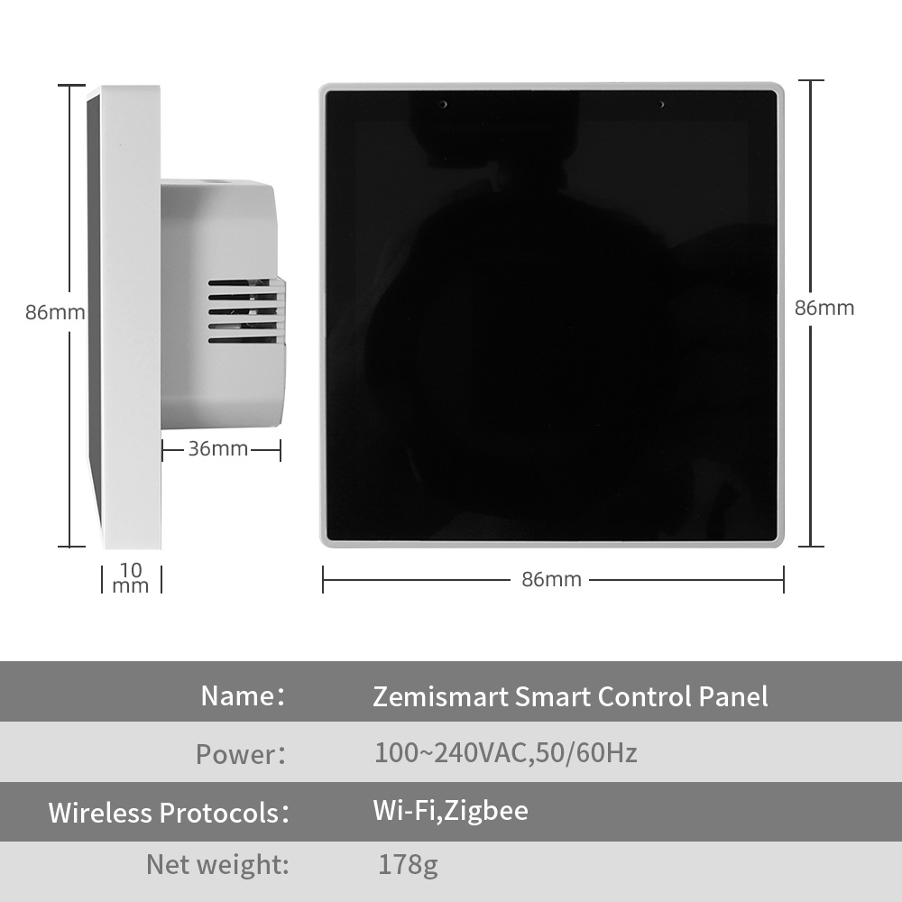 Smart Multi-functional Central Control Panel